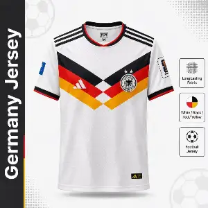 Germany Jersey – Long Lasting Fabric Football Jersey