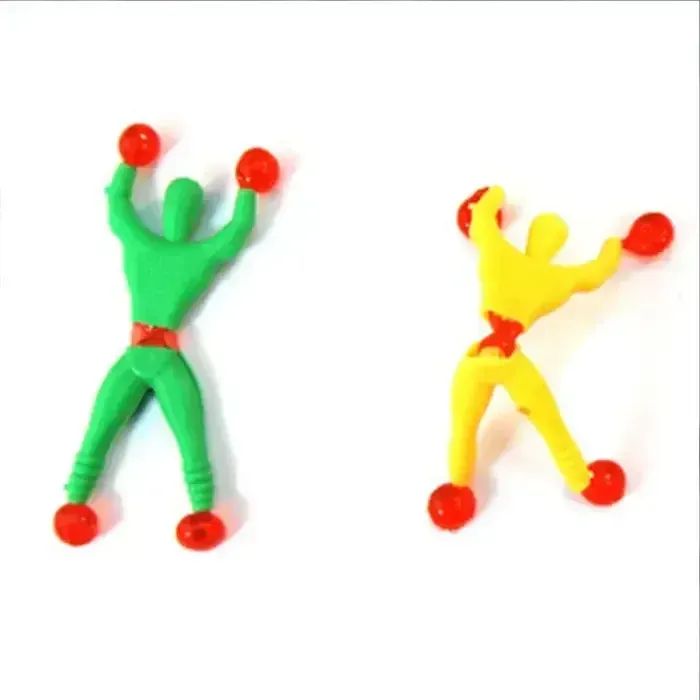 Sticky Wall Climber Spider-Man Action Figure Toy 5 pcs pack