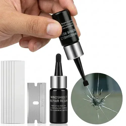 Windshield Glass Crack Repair Kit