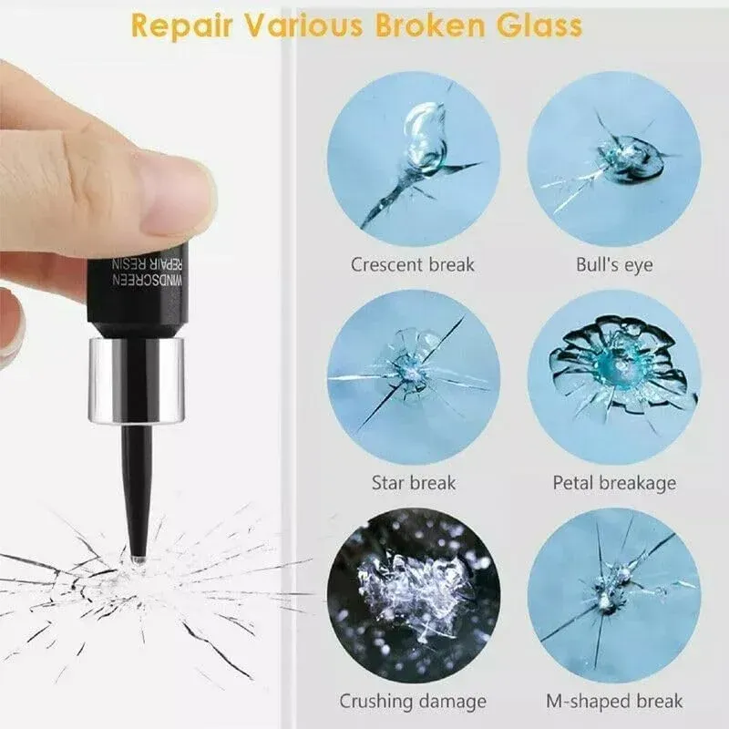 Windshield Glass Crack Repair Kit