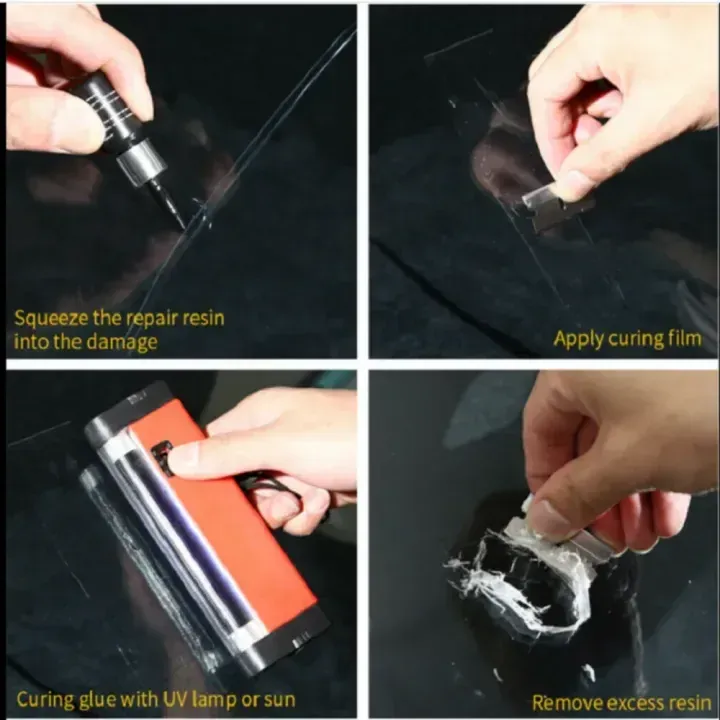 Windshield Glass Crack Repair Kit