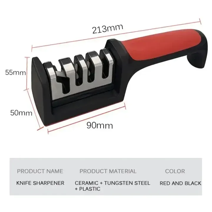 3-in-1 Kitchen Knife Sharpener