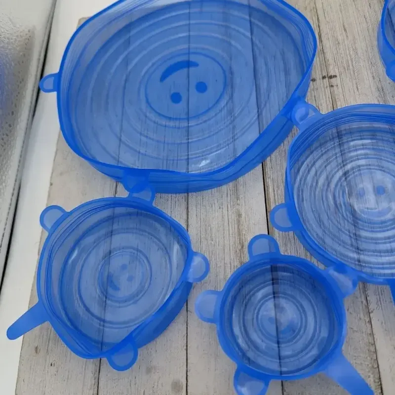 6 Pack Stretchable Silicone Bowl Covers