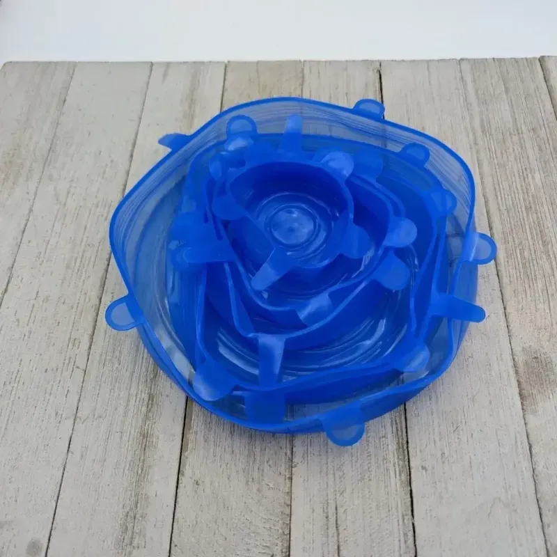 6 Pack Stretchable Silicone Bowl Covers