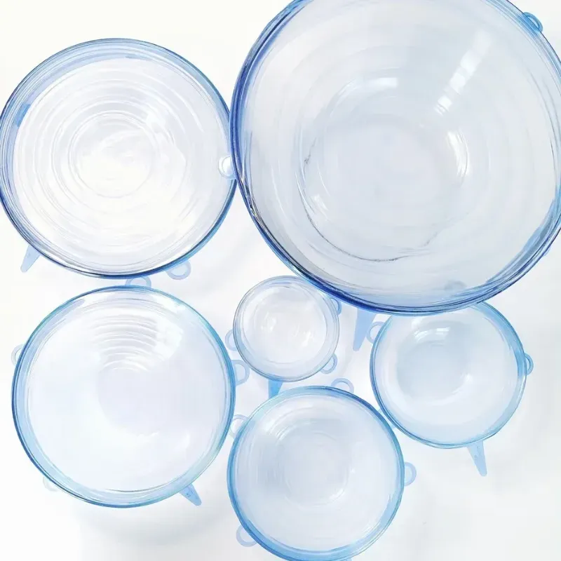 6 Pack Stretchable Silicone Bowl Covers