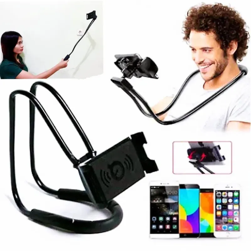 Universal Flexible Lazy Neck Phone Holder & Table Stand