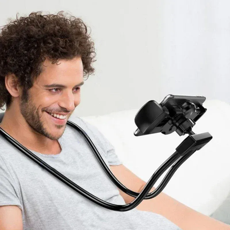 Universal Flexible Lazy Neck Phone Holder & Table Stand