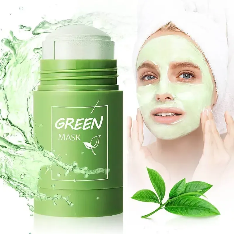 Green Tea Purifying Clay Mask Stick for Deep Cleansing