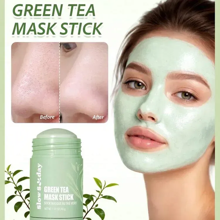Green Tea Purifying Clay Mask Stick for Deep Cleansing