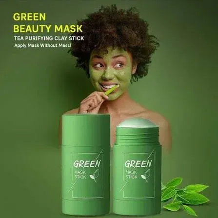 Green Tea Purifying Clay Mask Stick for Deep Cleansing