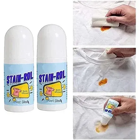Portable Roll-On Fabric Stain Remover Cleaner