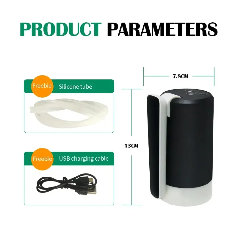 USB Rechargeable Automatic Water Bottle Pump Dispenser
