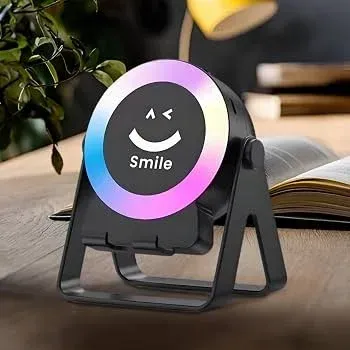 ZF18 Wireless Induction Sensor Speaker with Phone Stand & RGB Light