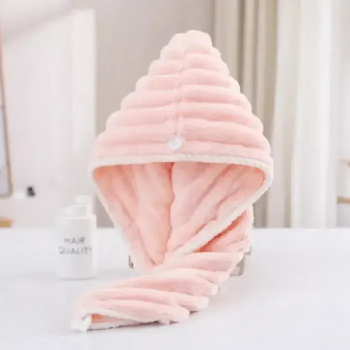 Large Thick Striped Cotton Towel