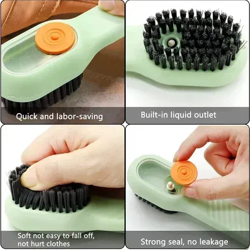 Multifunctional Liquid Cleaning Brush with Soap Dispenser