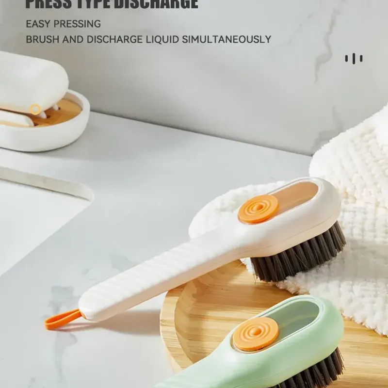 Multifunctional Liquid Cleaning Brush with Soap Dispenser
