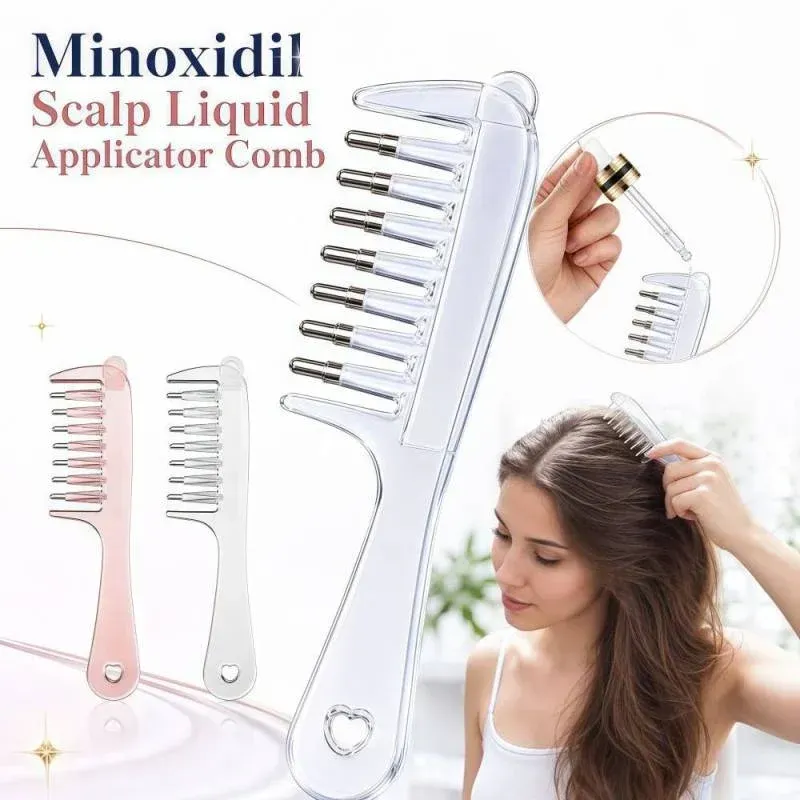 Scalp Oil Dispenser & Applicator Comb