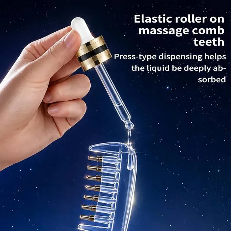 Scalp Oil Dispenser & Applicator Comb