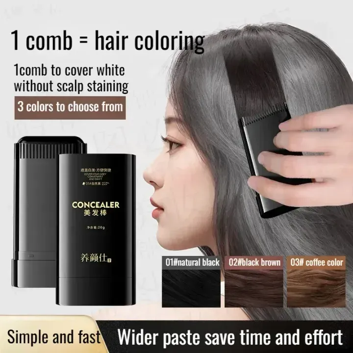 Instant Black Hair Color Stick