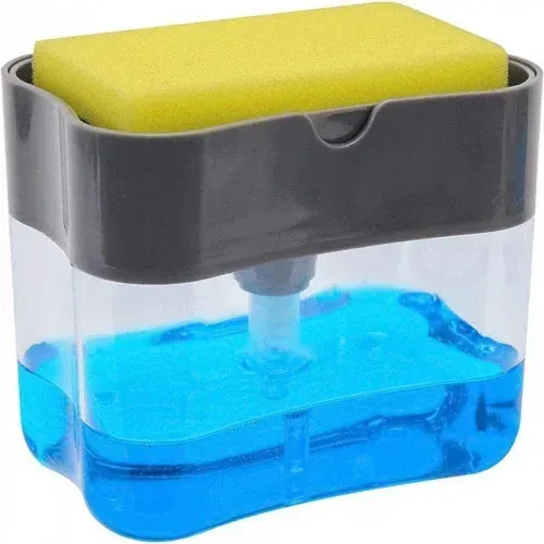 2-in-1 Soap Dispenser & Sponge Holder Caddy