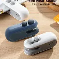 (Smart 2-in-1 Mini Heat Sealer & Cutter