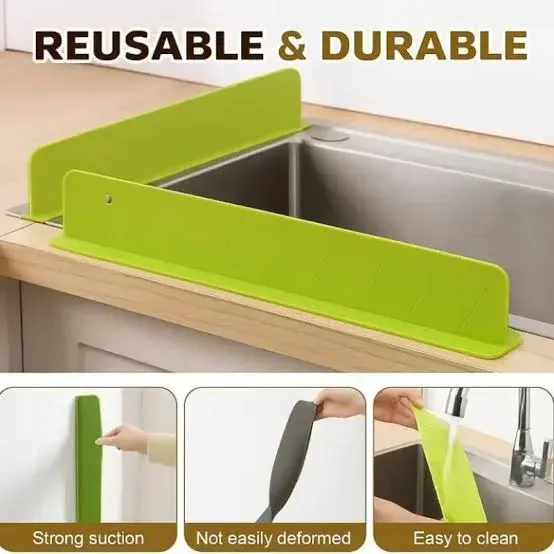 Sink Splash Guard - Kitchen Water Deflector