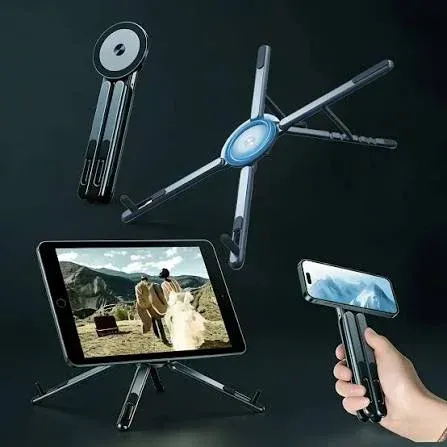 3-in-1 Magnetic Foldable Laptop & Phone Stand