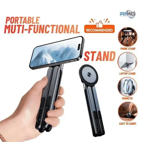 3-in-1 Magnetic Foldable Laptop & Phone Stand