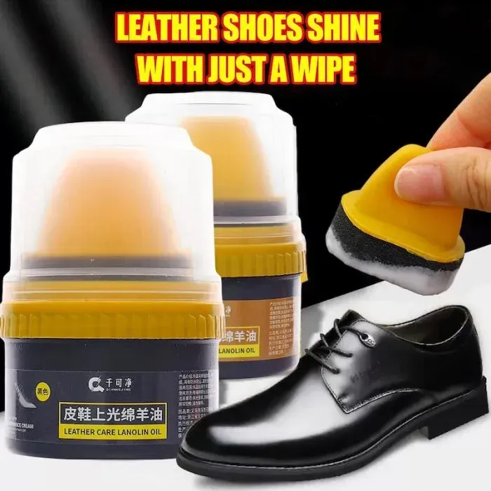Premium Leather Nursing Cream Black for Shoes