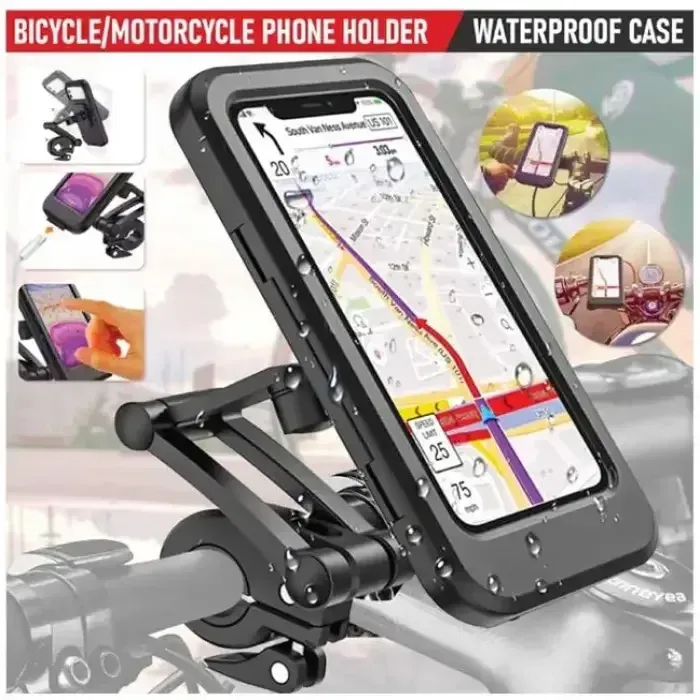 360° Waterproof Phone Holder for Bike & Motorbike