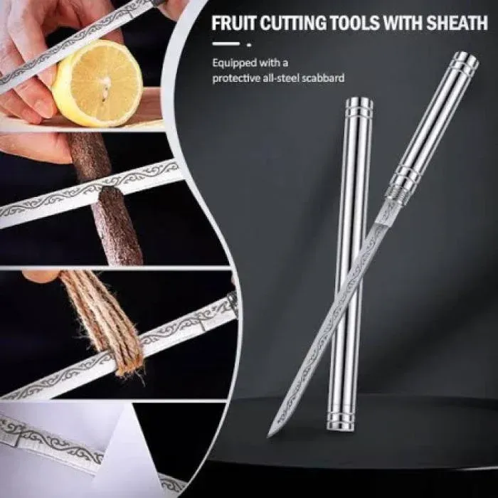 Double Blade Portable Pocket Knife & Peeler