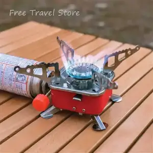 Portable Mini Gas Stove, Foldable Camping Stove for Camping and Outdoors.