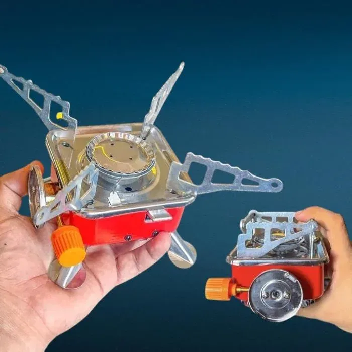 Portable Mini Gas Stove, Foldable Camping Stove for Camping and Outdoors.