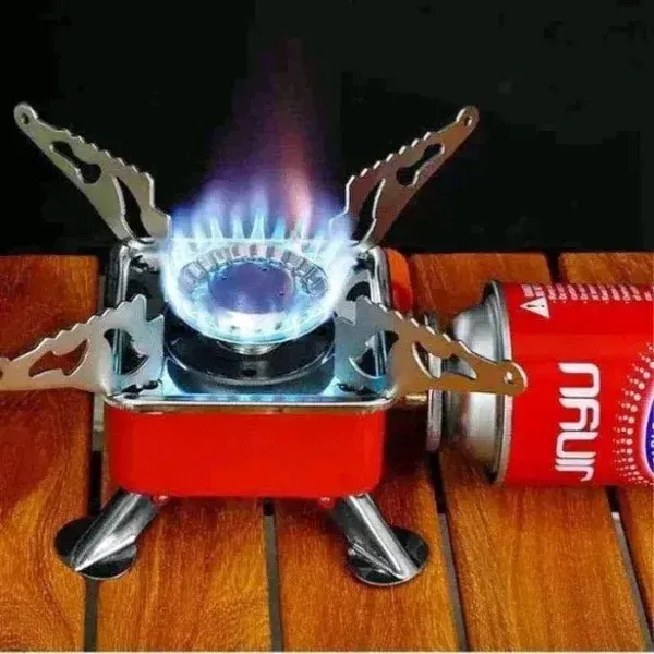 Portable Mini Gas Stove, Foldable Camping Stove for Camping and Outdoors.