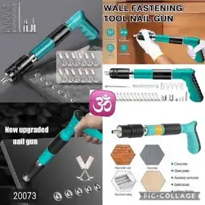 Manual Steel Nail Gun Tool (Speed Adjustable)