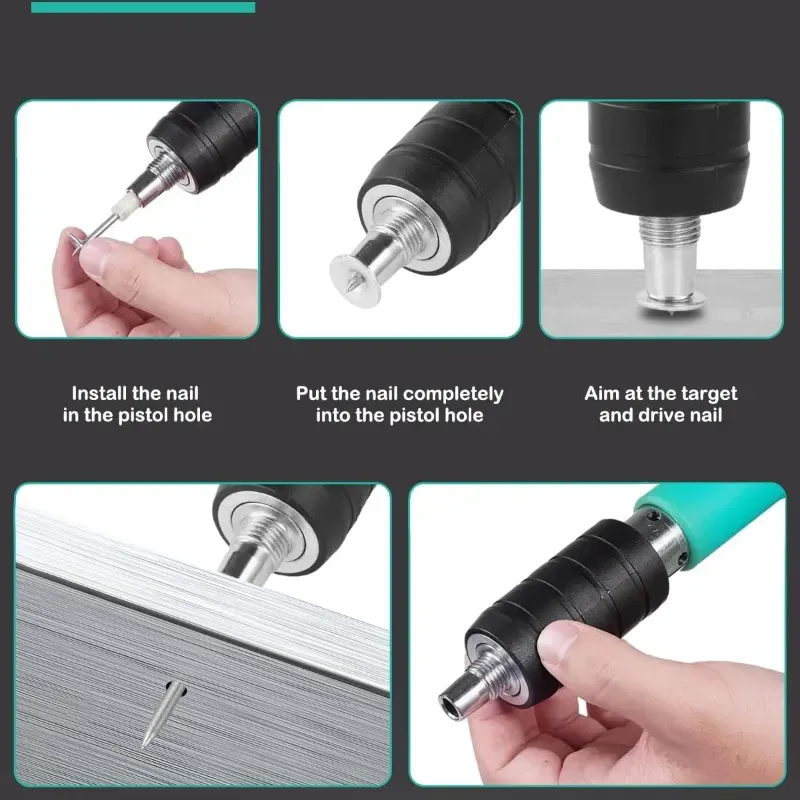 Manual Steel Nail Gun Tool (Speed Adjustable)