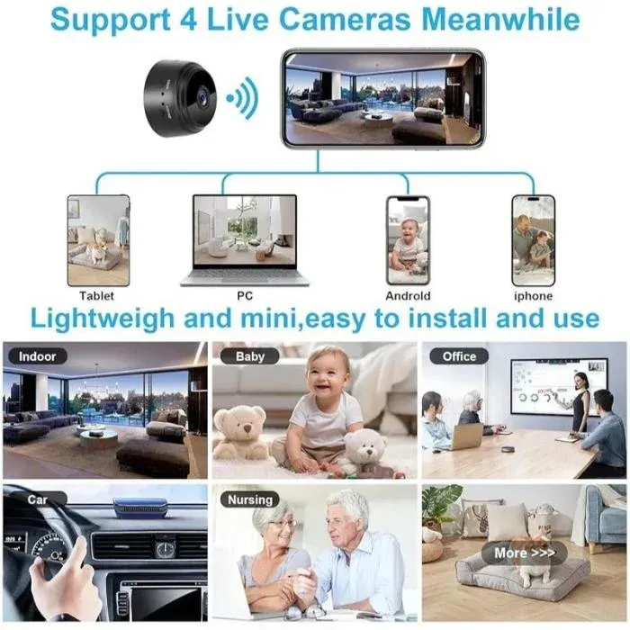 A9 Mini WiFi HD 1080P Security Camera
