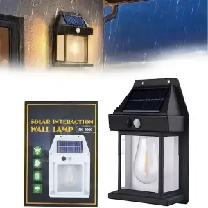 Solar Rechargeable Motion Sensor Wall Lamp BK-888