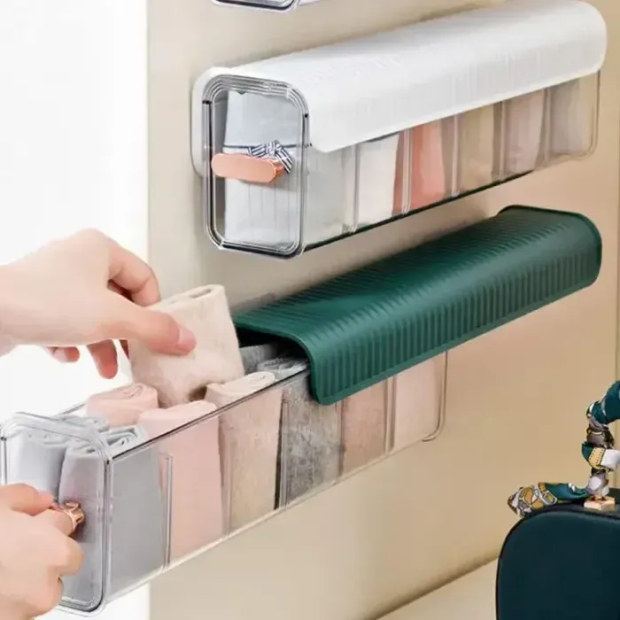 6 Slot Socks & Undergarments Organizer Box