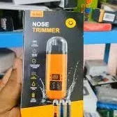 Rechargeable Mini Electric Nose & Ear Hair Trimmer with Digital Display