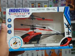 Induction RC Flying Helicopter for Kids | Infrared Sensor, LED Light & Gyro Toy Helicopter