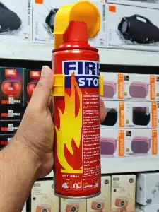 Fire Stop Spray 500ml – পোর্টেবল ফায়ার এক্সটিংগুইশার স্প্রে | জরুরি অগ্নি নিরাপত্তা স্প্রে