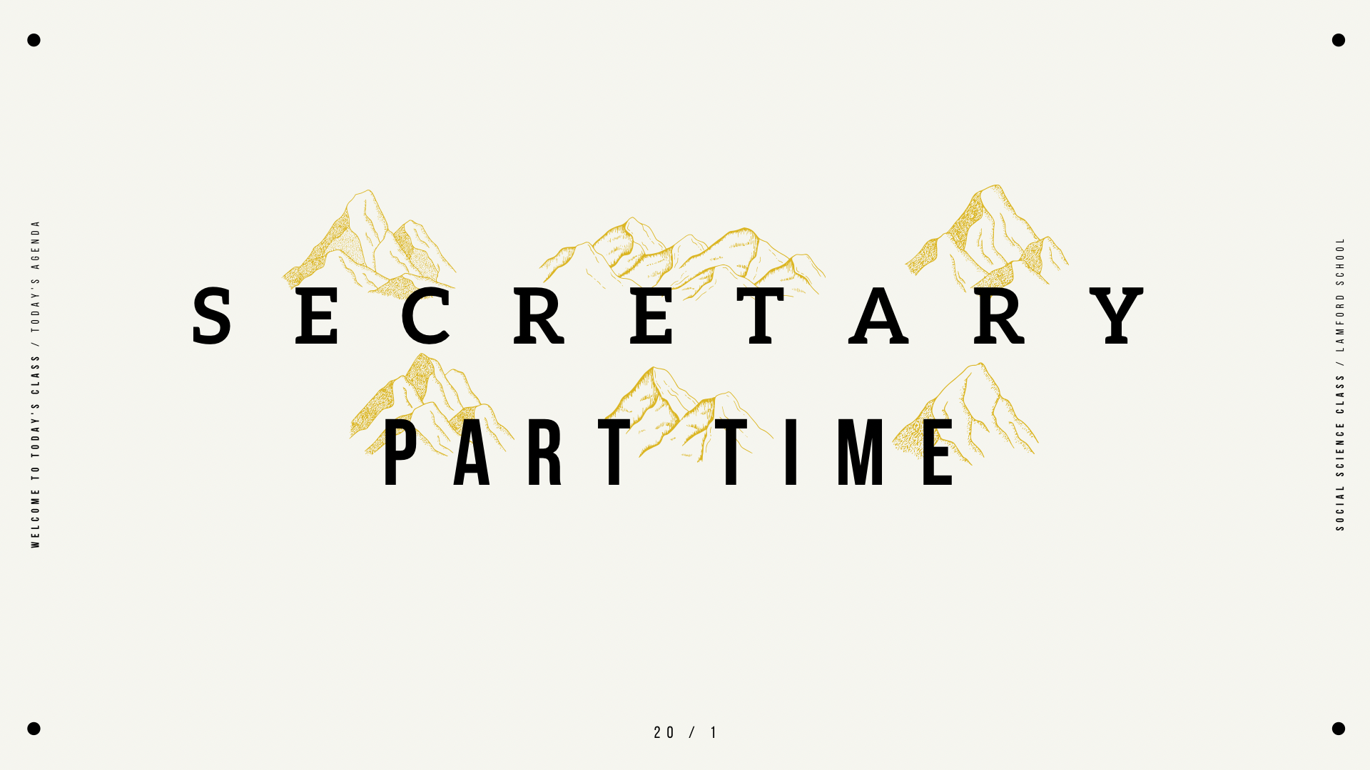 Urgent - Part Time Secretary needed