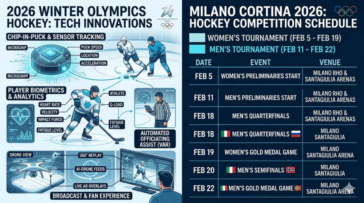 You Won't Believe the Game-Changing Tech Coming to Olympic Hockey in 2026: Full Schedule Revealed!