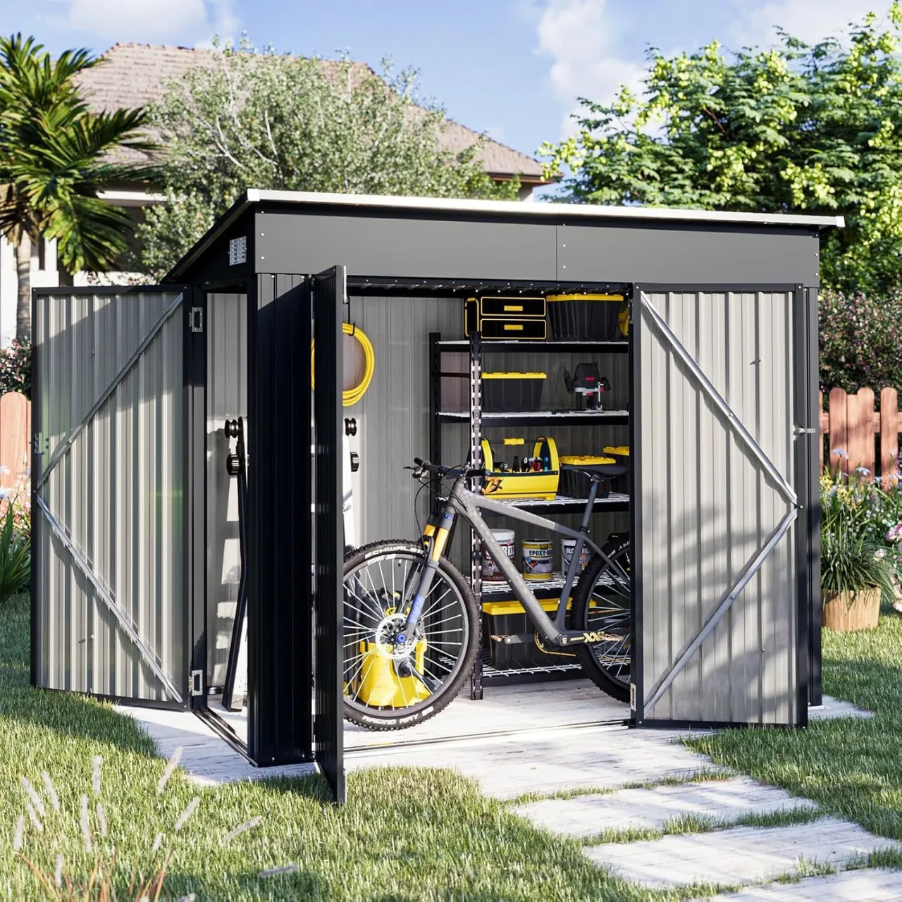 Unlock the Potential of Your Yard: What Fits Inside a 64sqft Storage Shed?