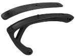 PP Armrest Black Coated