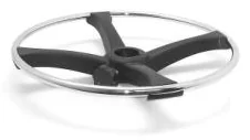 460mm Chrome Footring With Nylon Support