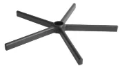 640mm Matt Black Steel Base (Centre Shaft + Legs)