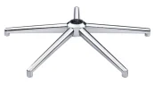 640mm Chrome Steel Base With Chrome Deco Cover (YB-07)