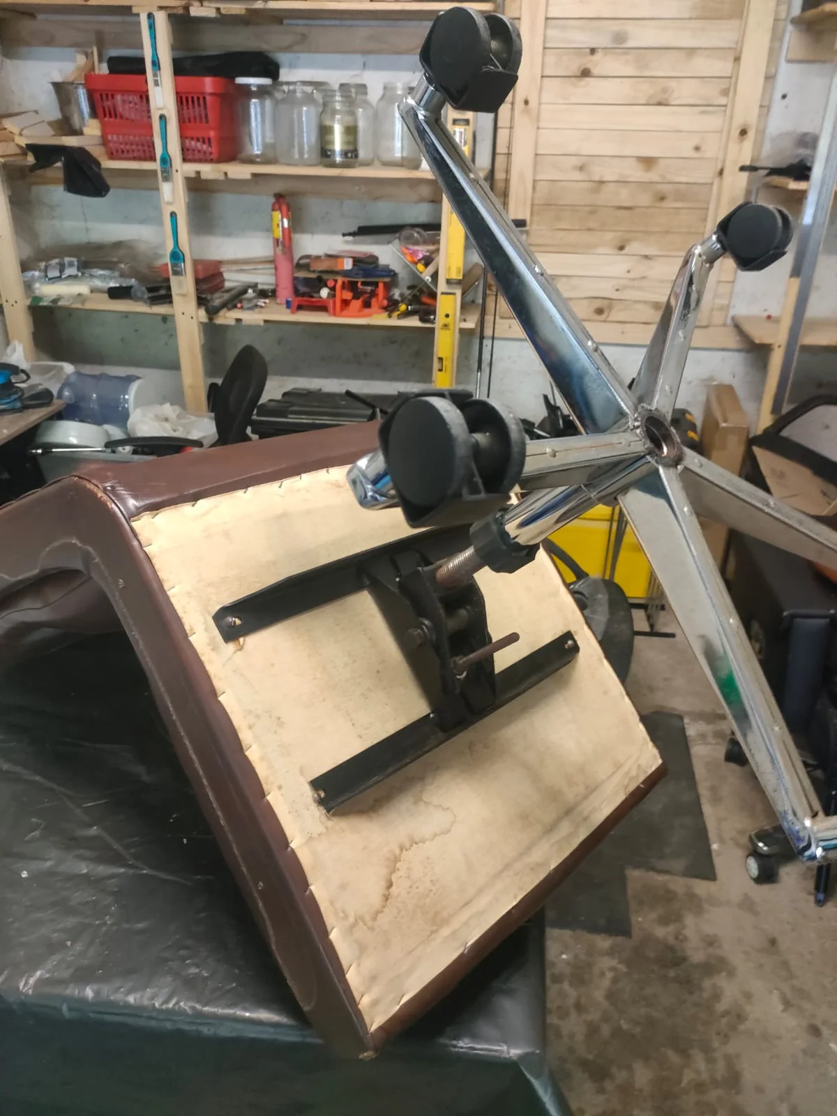 Repair and re-padding